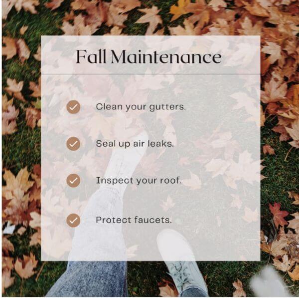 Fall Home Maintenance Checklist