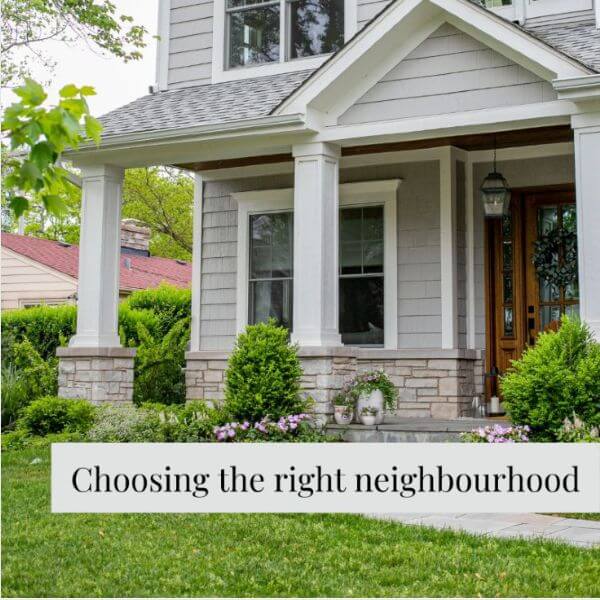 Choosing The Right Neighbourhood