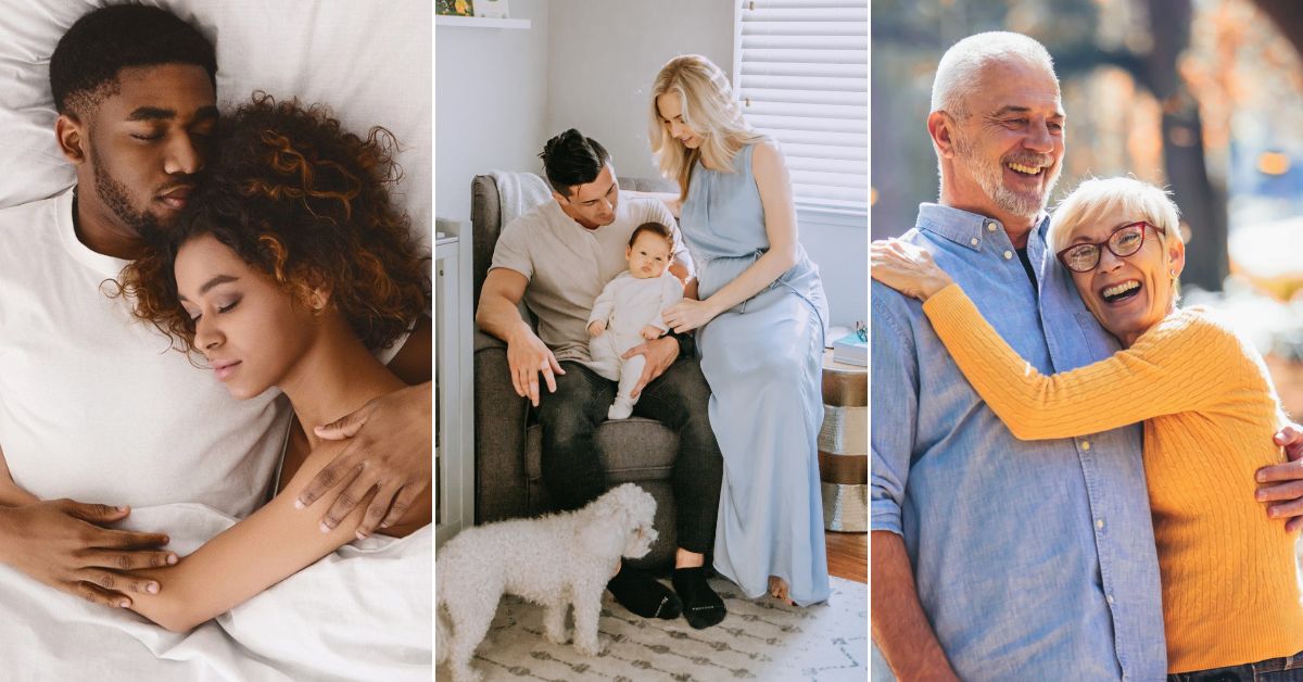 Couples at various stages of life - a New Home For Your Next Stage of Life